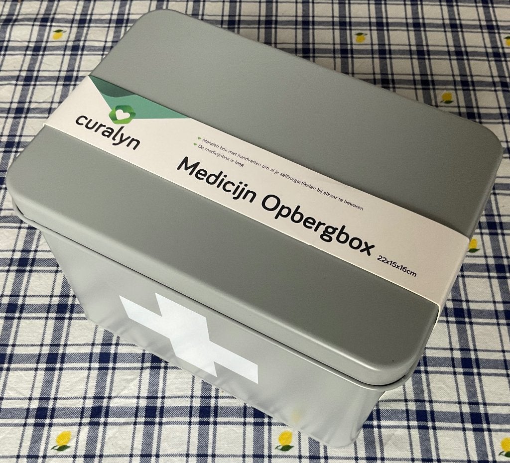 Curalyn medicijn opbergbox Winkel 9,99 -14,99 KOOPJE 0,50 ct, Ophalen, Nieuw
