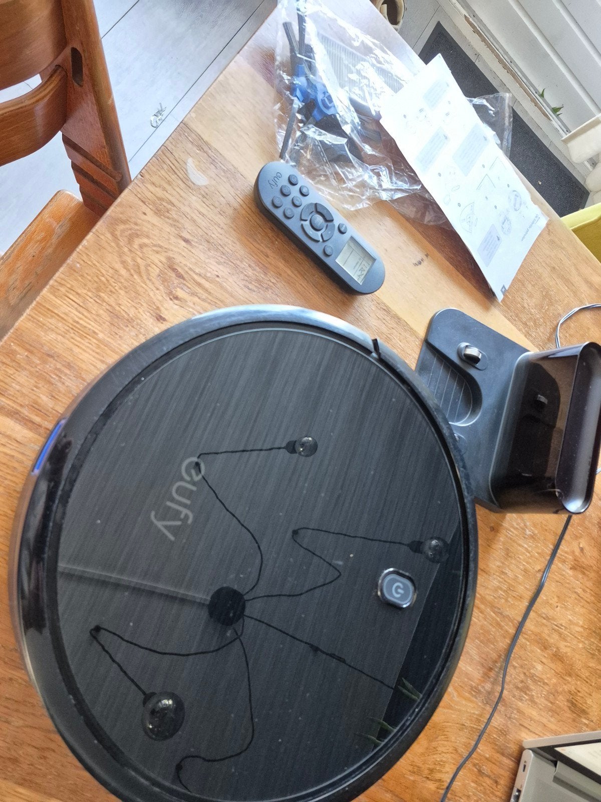 Eufy RoboVac 11S Robotstofzuiger met afstandsbediening, Geschikt voor harde vloeren, Overige merken, Gebruikt, Ophalen of Verzenden