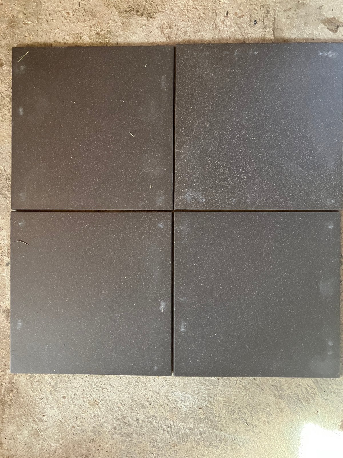 Grijze vloertegels 30x30 cm, Ophalen, Keramiek, Nieuw, 10 m² of meer