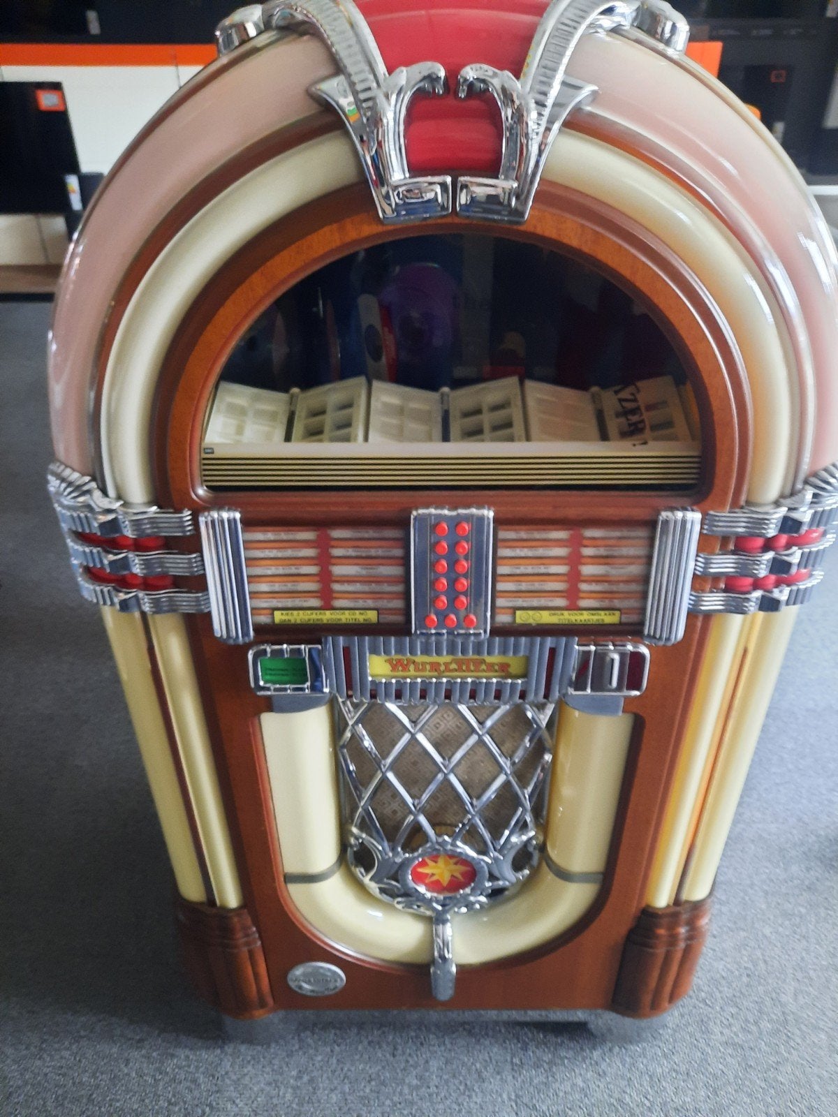 Wurlitzer  1015 cd  jukebox, Ophalen, Zo goed als nieuw, 1970 tot heden, Wurlitzer