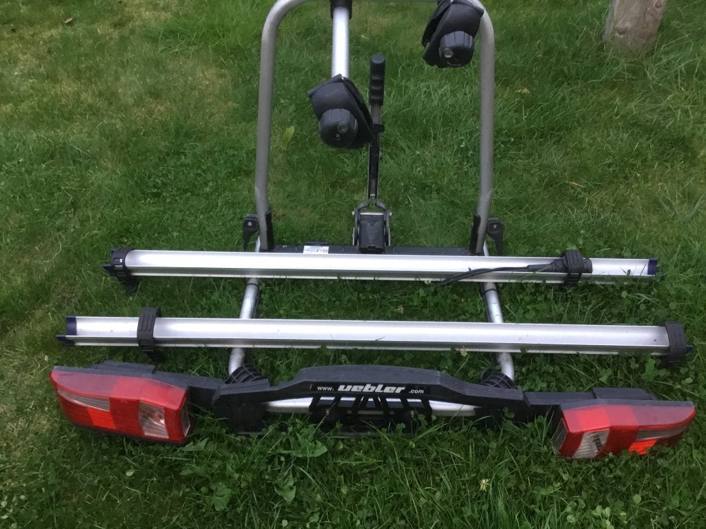 Fietsdrager Uebler, Auto diversen, Ophalen, Gebruikt, 2 fietsen, Trekhaakdrager