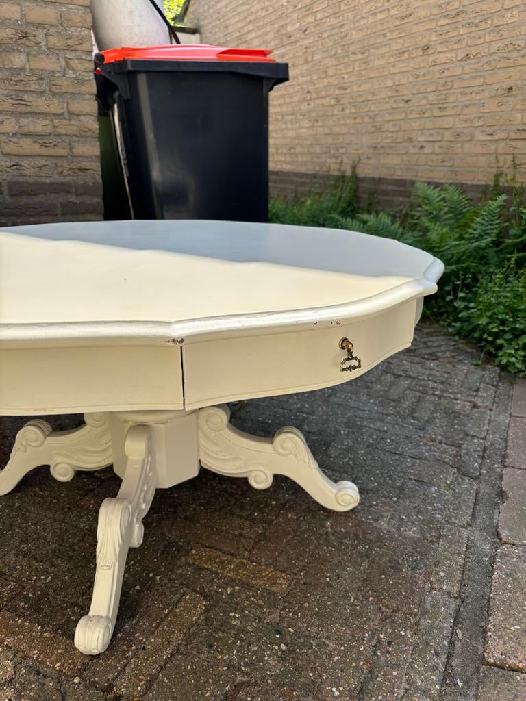 Antieke salontafel, 150 tot 200 cm, Zo goed als nieuw, 150 tot 200 cm, Hout