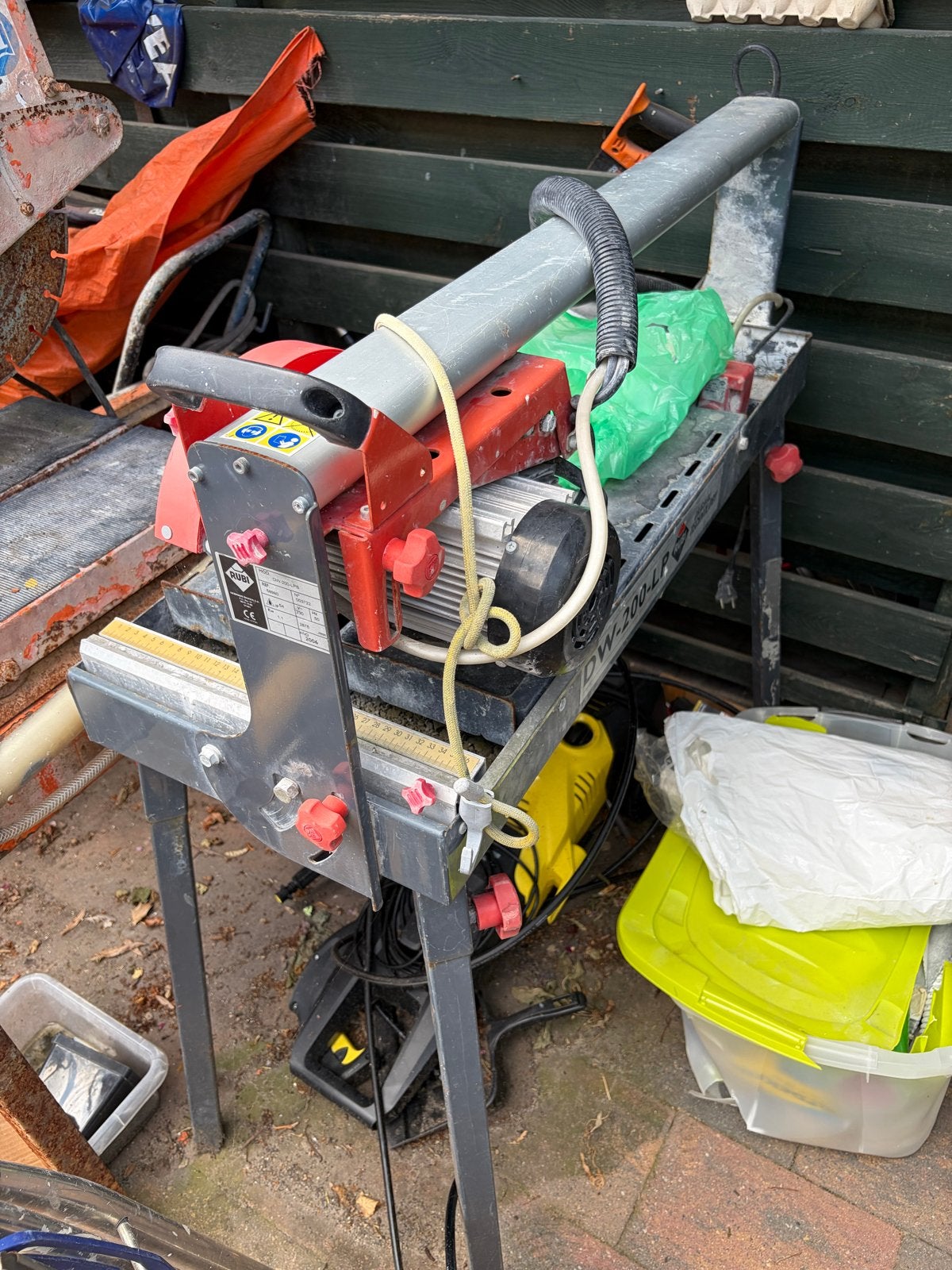 Rubi DW-200-LP Tegelzaagmachine - Gebruikt, Ophalen of Verzenden, Gebruikt