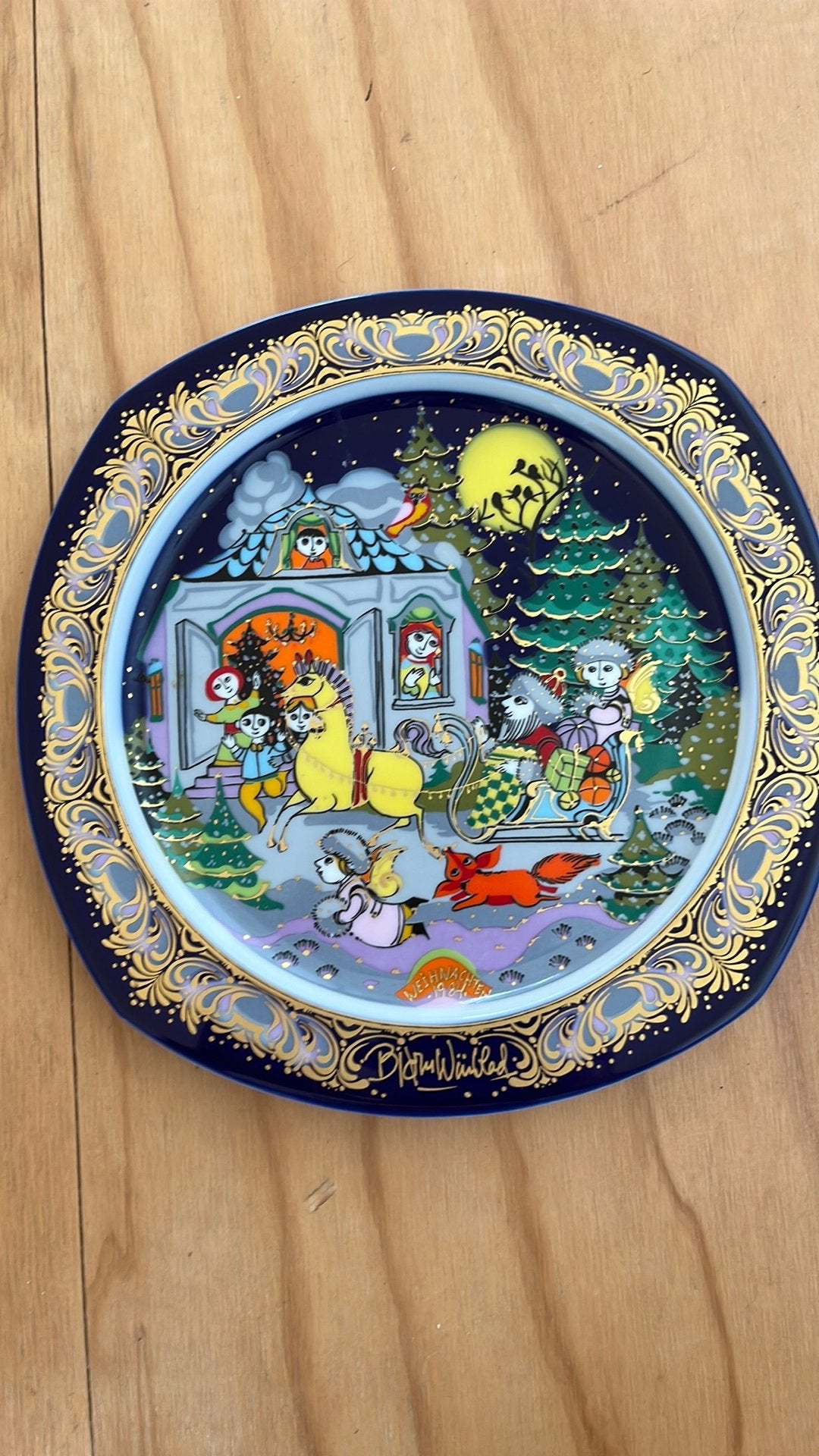 Wandbord Weihnachtslieder, Ophalen of Verzenden