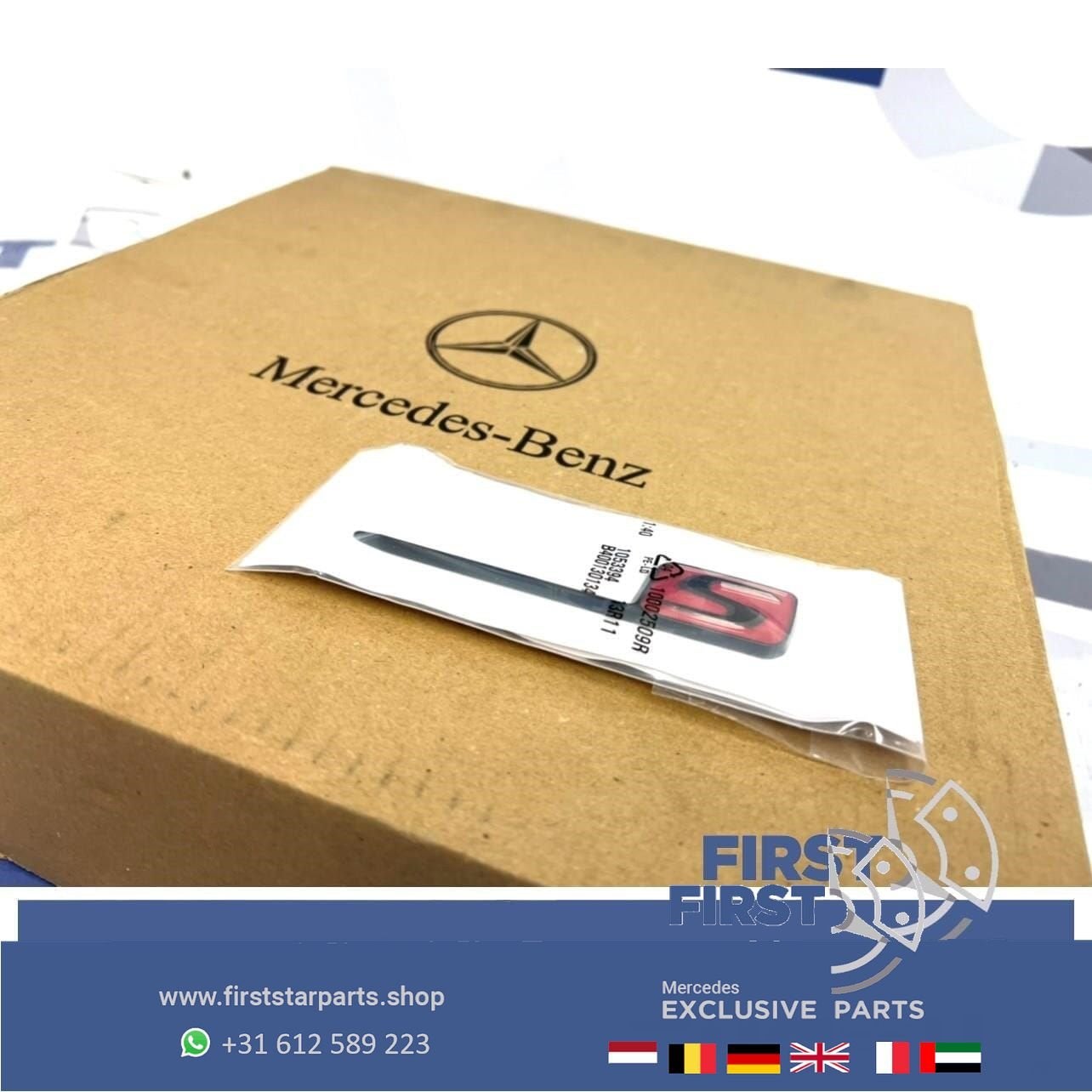 RODE S LOGO A45 CLA45 GLA45 C63 E63 GLC63 GLE63 GT63 G63 S63, Gebruikt, -, Ophalen of Verzenden, -