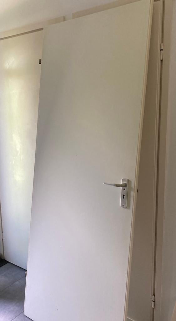 Opdekdeur, GRATIS. 201x80 cm, Doe-het-zelf en Verbouw, Deuren en Horren, Ophalen, Kunststof, Gebruikt, 80 tot 100 cm