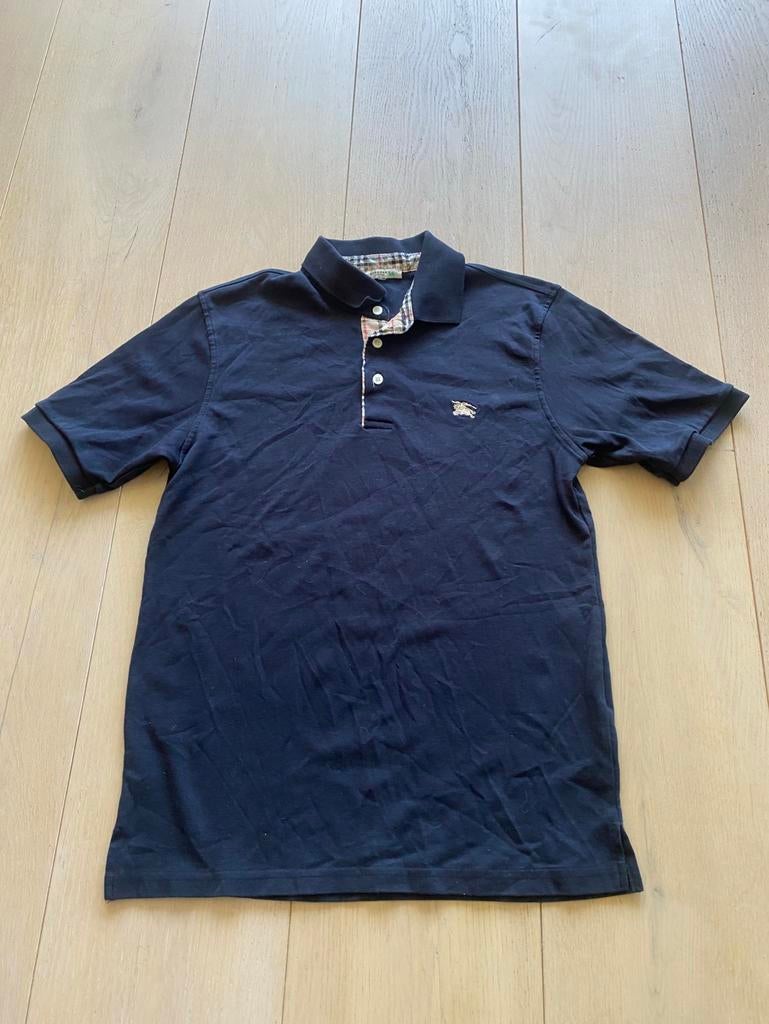 Burberry M blauw, Kleding | Heren, Polo's, Ophalen of Verzenden, Zo goed als nieuw, Maat 48/50 (M), Blauw