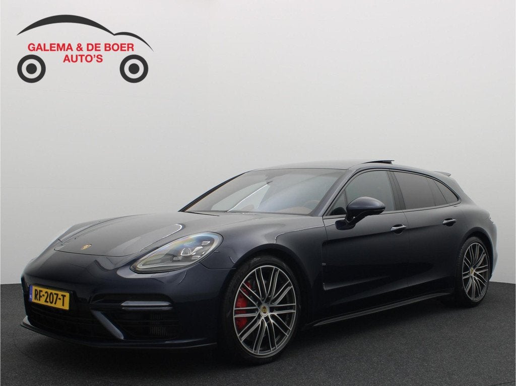 Porsche Panamera Sport Turismo 4.0 Turbo V8 / TREKHAAK / CHR, Auto's, Automaat, Gebruikt, Blauw, Vierwielaandrijving