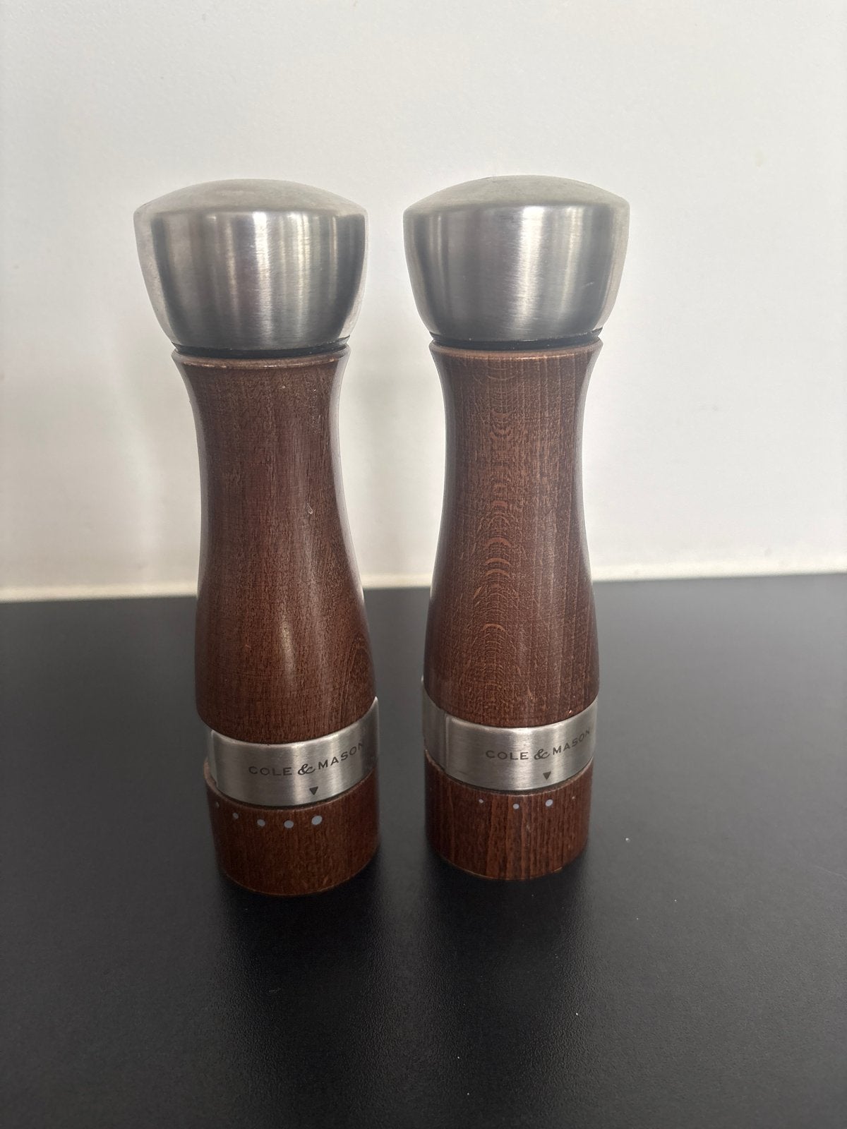Peper- en zoutstel van Cole & Mason, Ophalen, Hout, Overige typen, Gebruikt