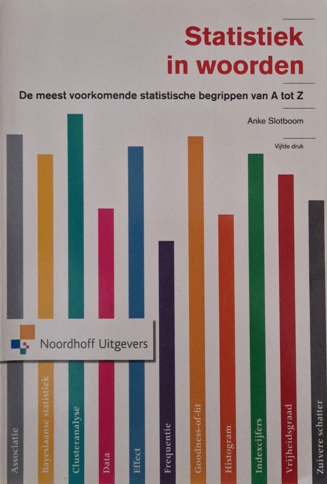 Statistiek in woorden. Anke Slotboom., Ophalen of Verzenden, Gelezen, WO