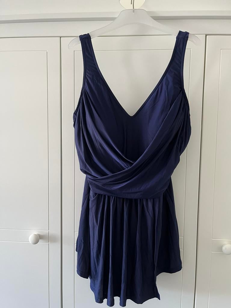 Dames badpakjurkje / badpak met rokje Sunflair mt 48 / D, Ophalen of Verzenden, Zo goed als nieuw, Blauw, Badpak