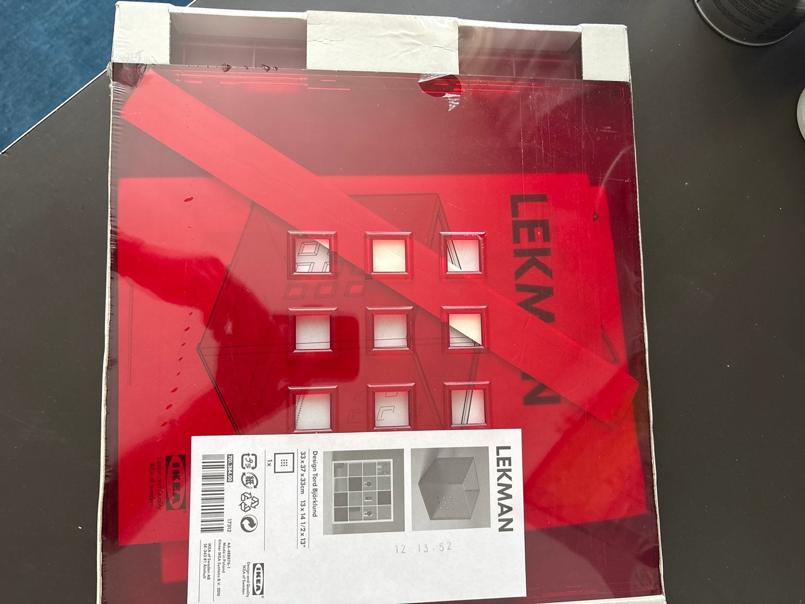 2 IKEA Lekman bakken voor Kallax kast (1 nieuw, 1 gebruikt), Ophalen, Zo goed als nieuw