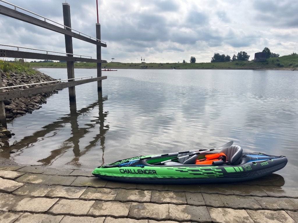 Challenger K2 Kayak, Ophalen, Opblaasbaar, Zo goed als nieuw, 2-persoons