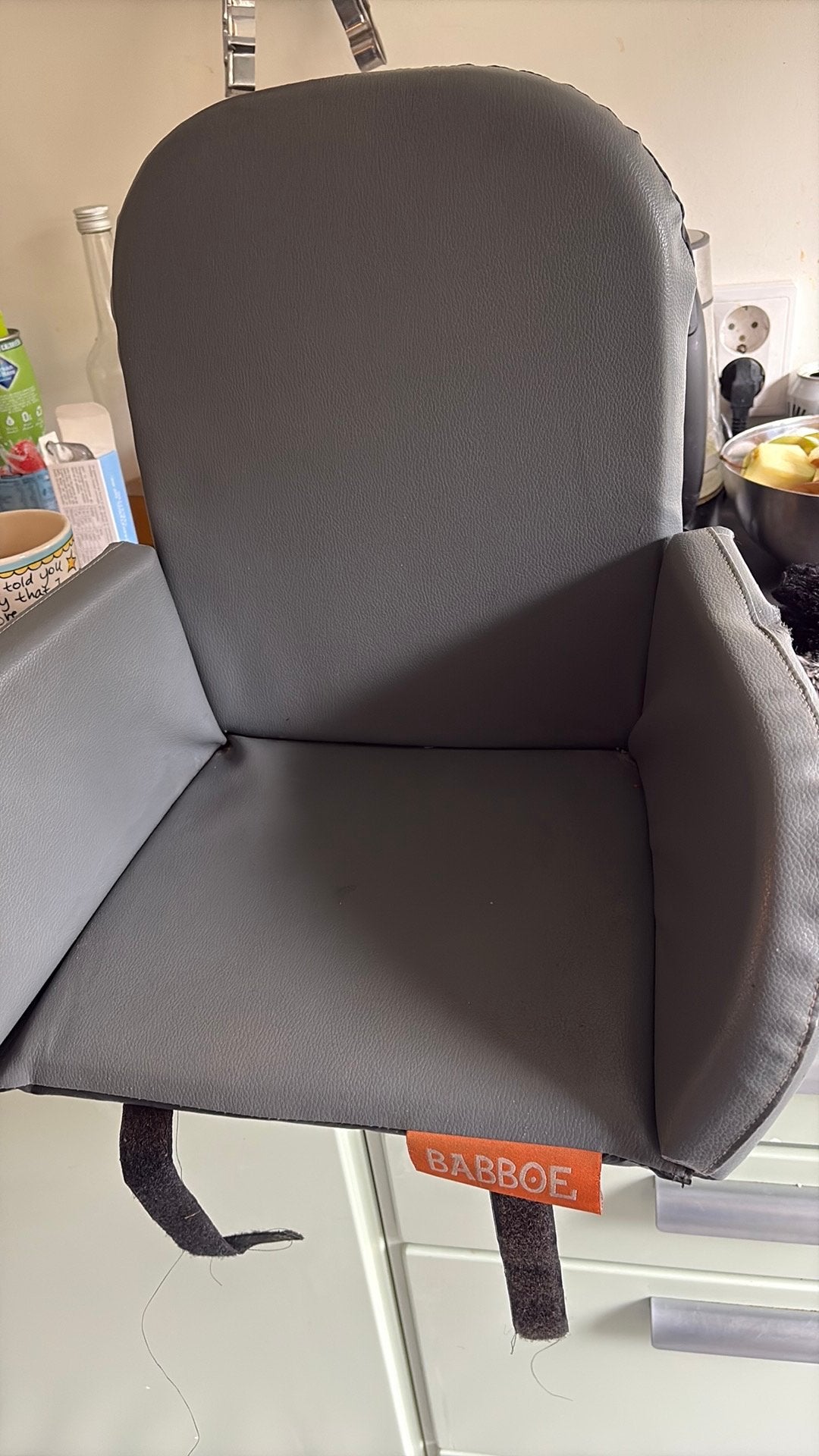 Babboe peuterzitje bakfiets, Ophalen, Gebruikt