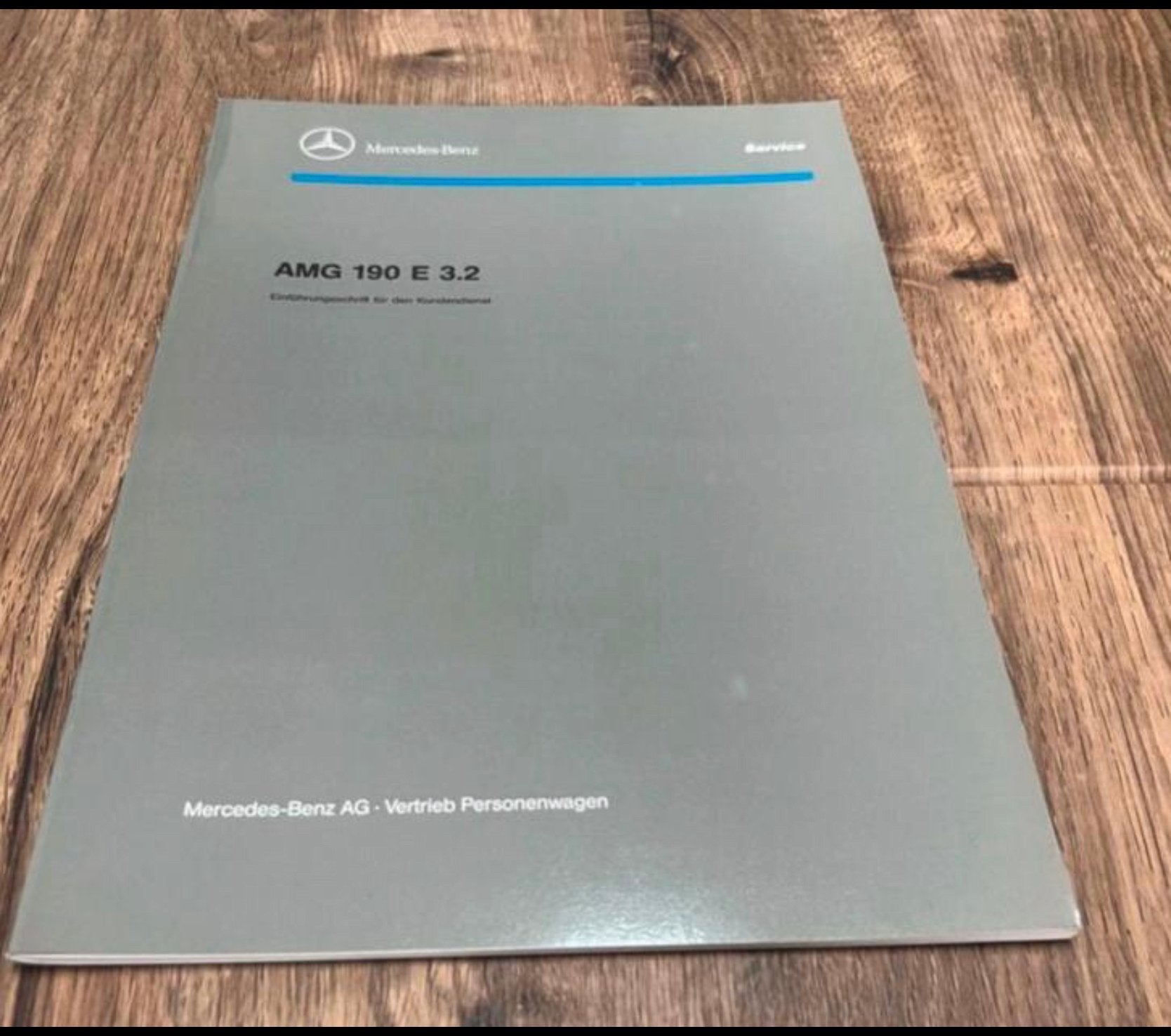 Mercedes-Benz W201 190E 3.2 /AMG dealer werkplaatshandboek, Ophalen