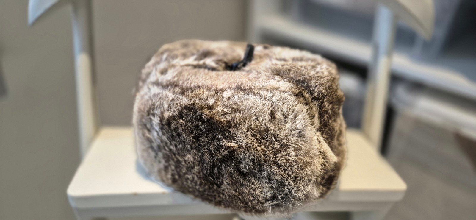 Originele Russische bontmuts - USSR Ushanka, Hoed, Ophalen of Verzenden, Gedragen, 58 cm (L, 7¼ inch) of meer