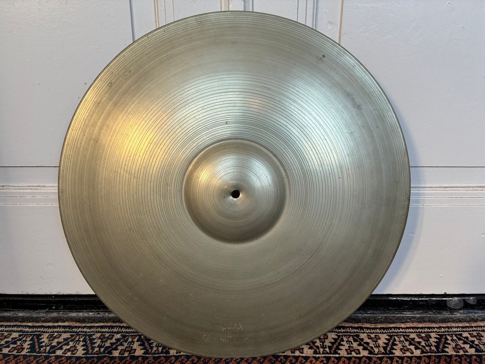 1960’s Ajax 20” Ride Bekken, 2105 gram, Made in England, Muziek en Instrumenten, Ophalen, Gebruikt, Engeland, Overige soorten