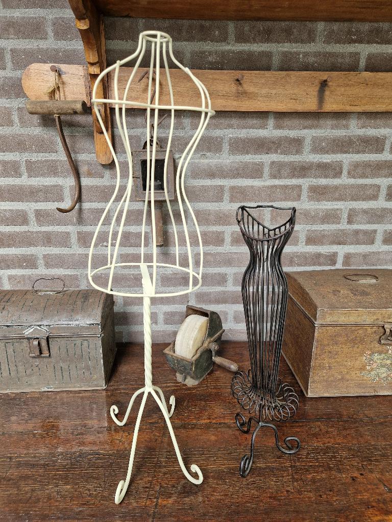 2 vintage paspoppen, Ophalen of Verzenden
