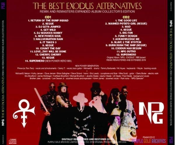 Prince NPG - The Best Exodus Alternatives 2CD, Verzenden, Nieuw in verpakking