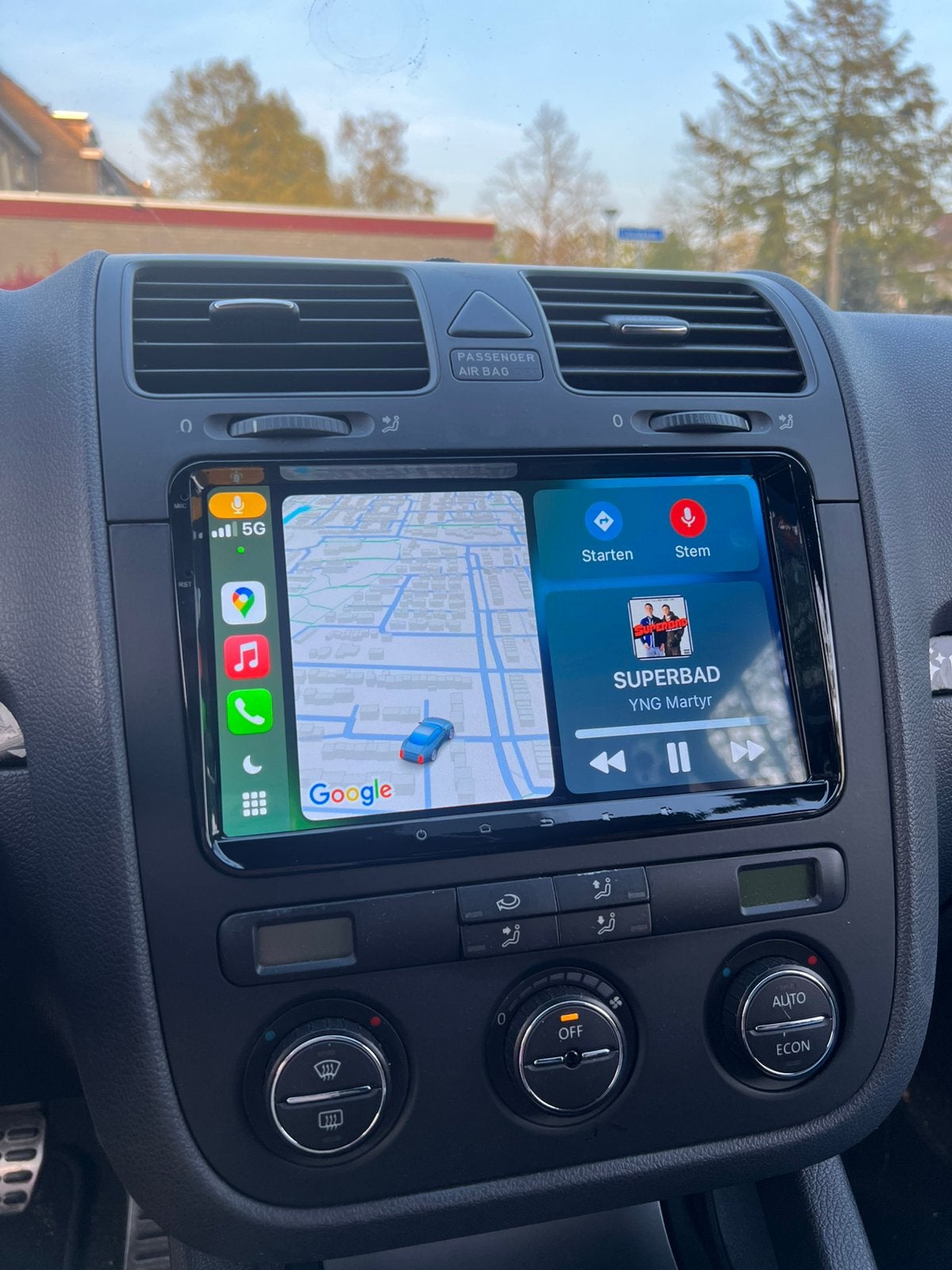 Golf mk5/6 Polo, Touran Carplay/android auto incl. montage, Auto diversen, Autoradio's, Ophalen, Nieuw
