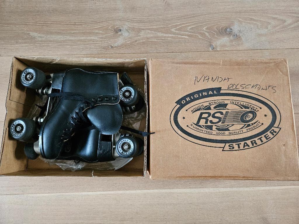 RSI rolschaatsen skates zwart leer maat 38 zo goed als nieuw, Ophalen of Verzenden, Zo goed als nieuw, Kinderen