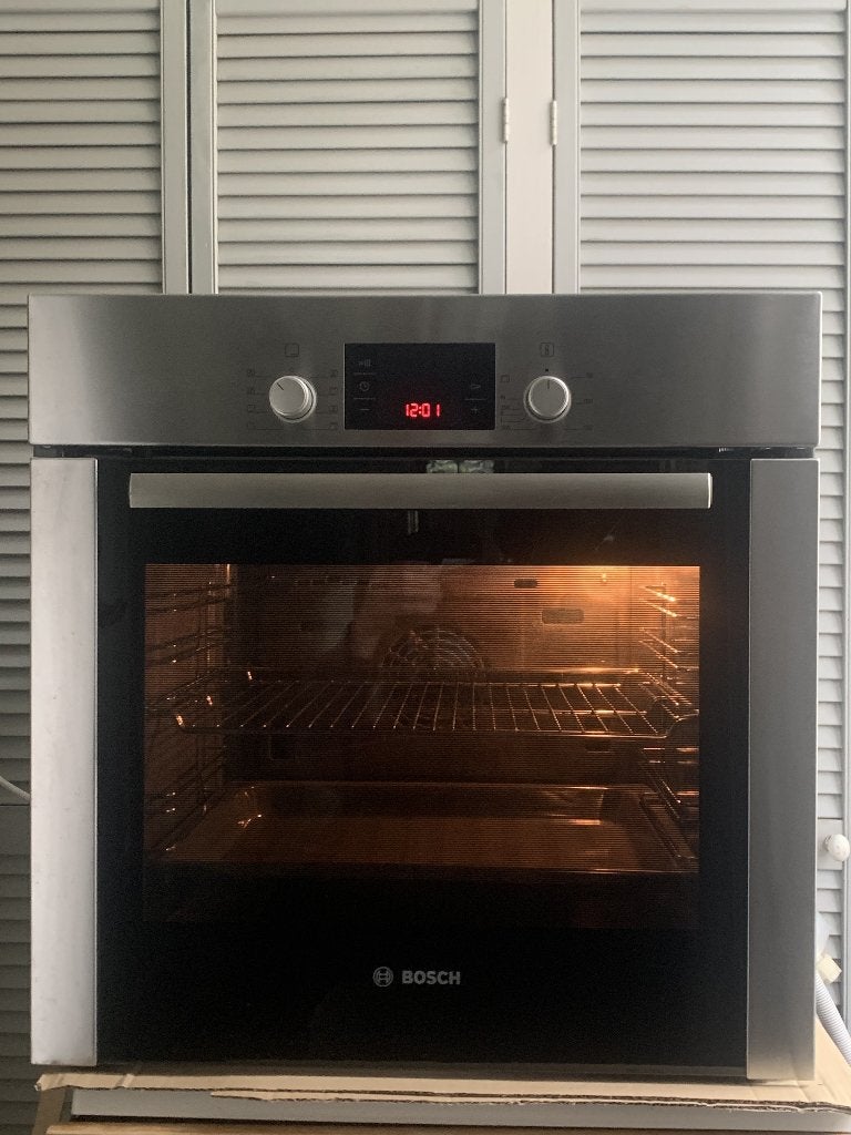 Bosch Inbouwoven Standaardmaat Werkt ok Schoon HBA23B253E/47, Witgoed en Apparatuur, Ophalen, Gebruikt, Hete lucht, Bosch