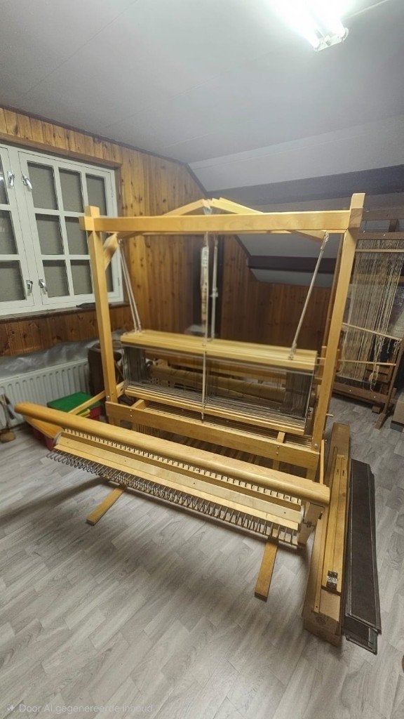 Weefgetouw Colonial 115 cm breed incl accessoires, Ophalen, Overige thema's, Geschikt voor stof, Hout