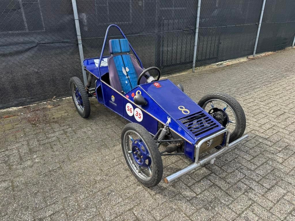 Zelfbouw skelter met Zundapp50cc blok, Ophalen