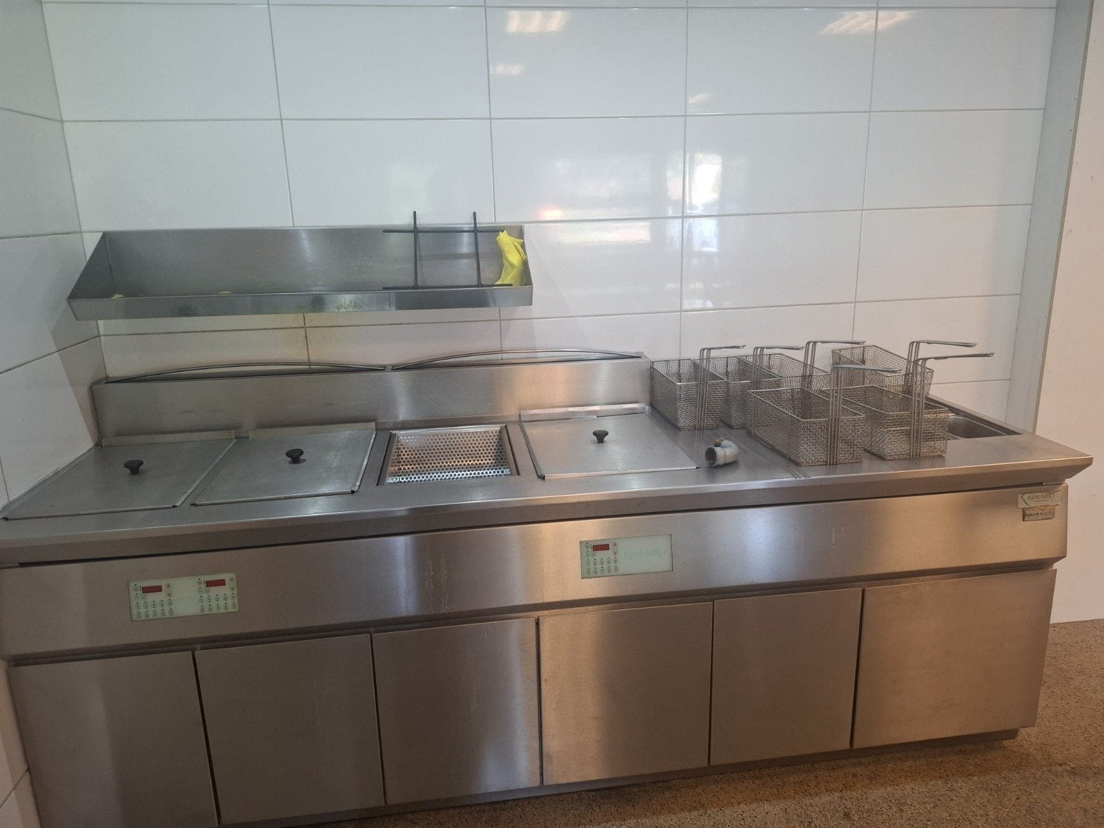 Complete Horeca Keukenapparatuur en Vitrine, Ophalen, Gebruikt, Fornuis, Frituur en Grillen