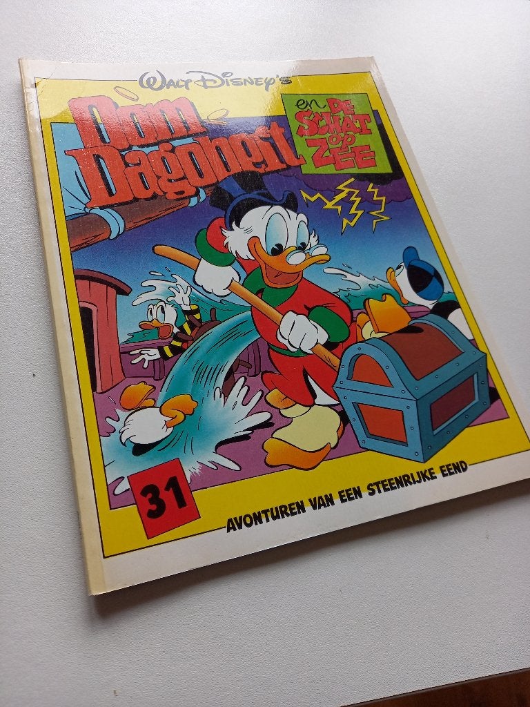 Oom Dagobert deel 31 en de Schat op Zee, Eén stripboek, Ophalen of Verzenden, Gelezen