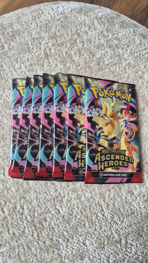 Pokemon Ascended Heroes Booster 100+ stuks, Ophalen of Verzenden, Nieuw, Booster