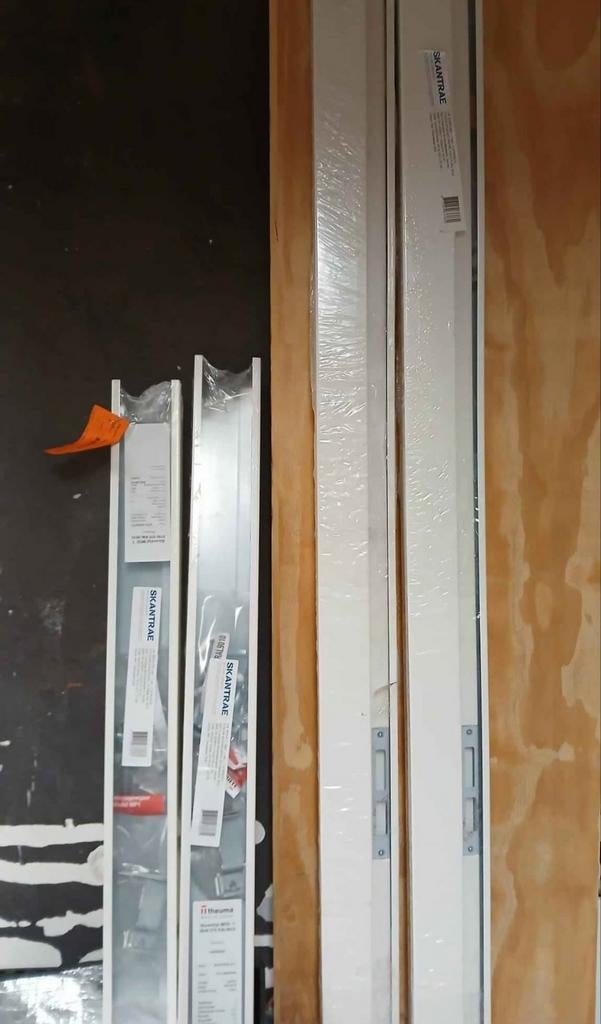 Stelkozijnen 2 stuks, Ophalen, Eiken, Nieuw, 200 tot 250 cm