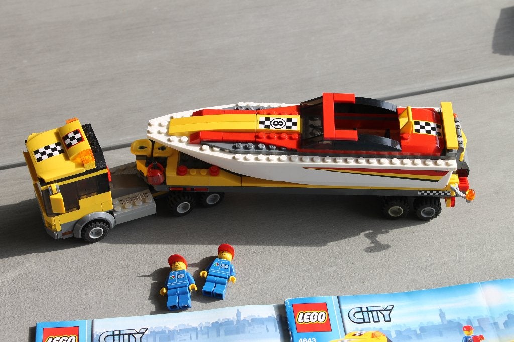 lego city boottransport 4643, City, Lego, Ophalen of Verzenden, Zo goed als nieuw