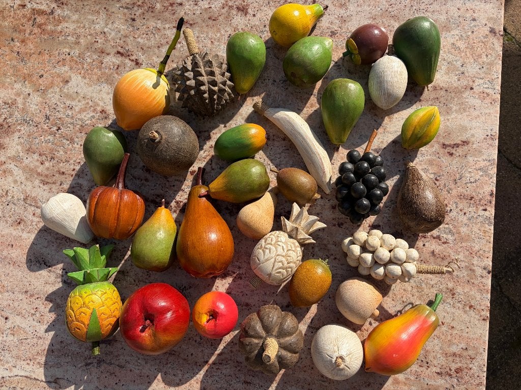 deocratief houten fruit, Ophalen, Hout, Meerkleurig, Overige stijlen