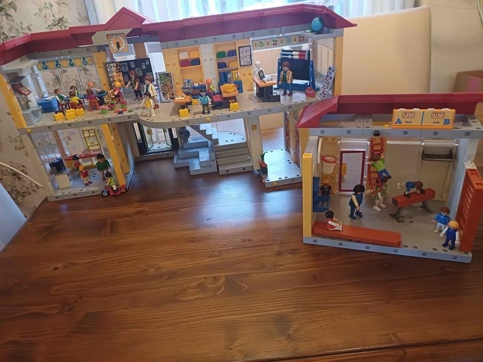 Playmobiel School, Gebruikt, Gebouw, Complete set, Ophalen of Verzenden