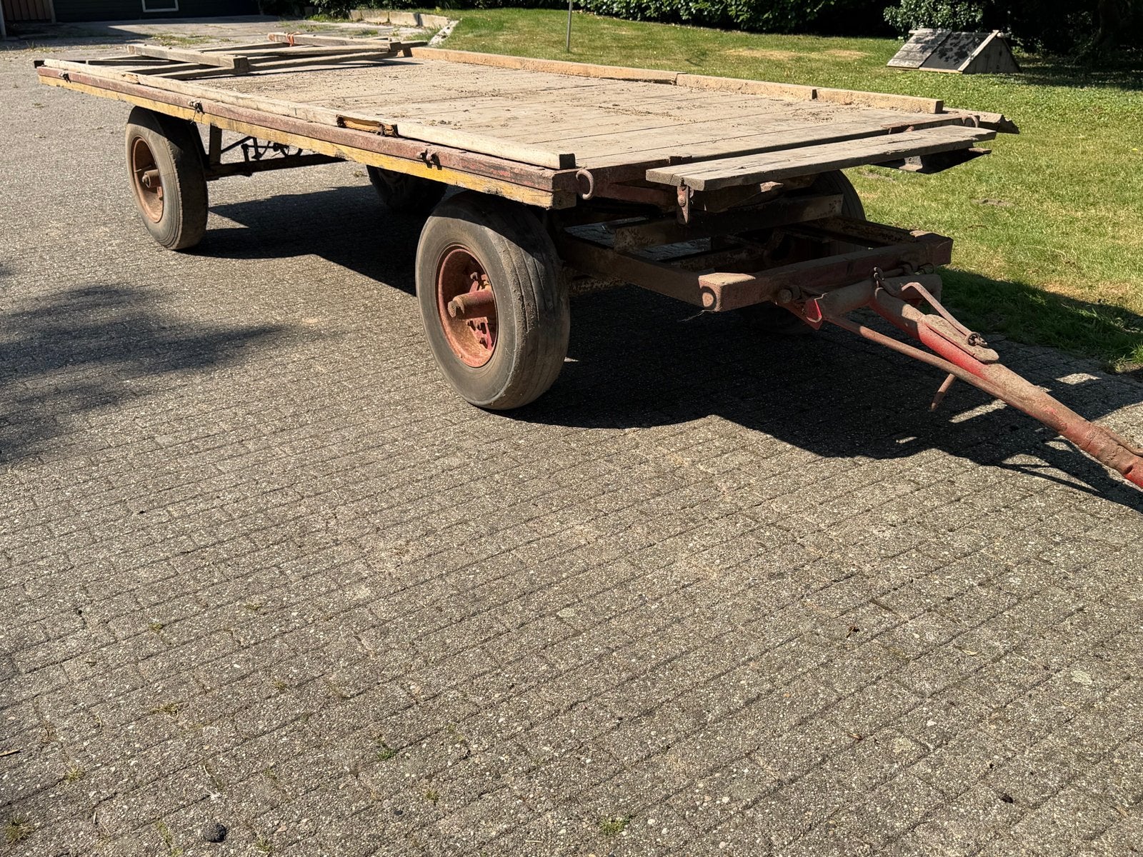 Platte wagen - Ideaal voor transport, Auto diversen, Aanhangers en Bagagewagens, Ophalen, Gebruikt