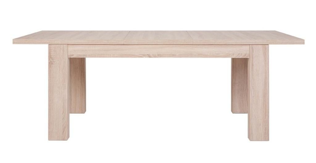 Sonoma eiken eettafel met verlengbaar bovenblad NIEUW OP=OP!, Overige materialen, Vier personen, Rechthoekig, Verlengbaar blad, uitschuifbaar, afmeting vergroten, nieuw