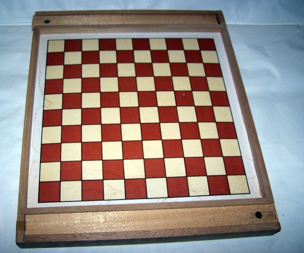 Vintage houten dambord- en ganzenbord spel. Izgs., Antiek en Kunst, Ophalen of Verzenden