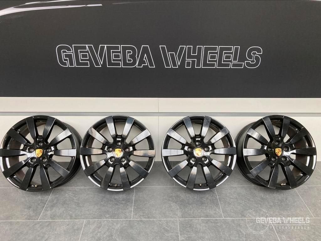 20'' zwarte originele Porsche Cayenne velgen 5x130 7PA 601 0, Gebruikt, Velg(en), -, -