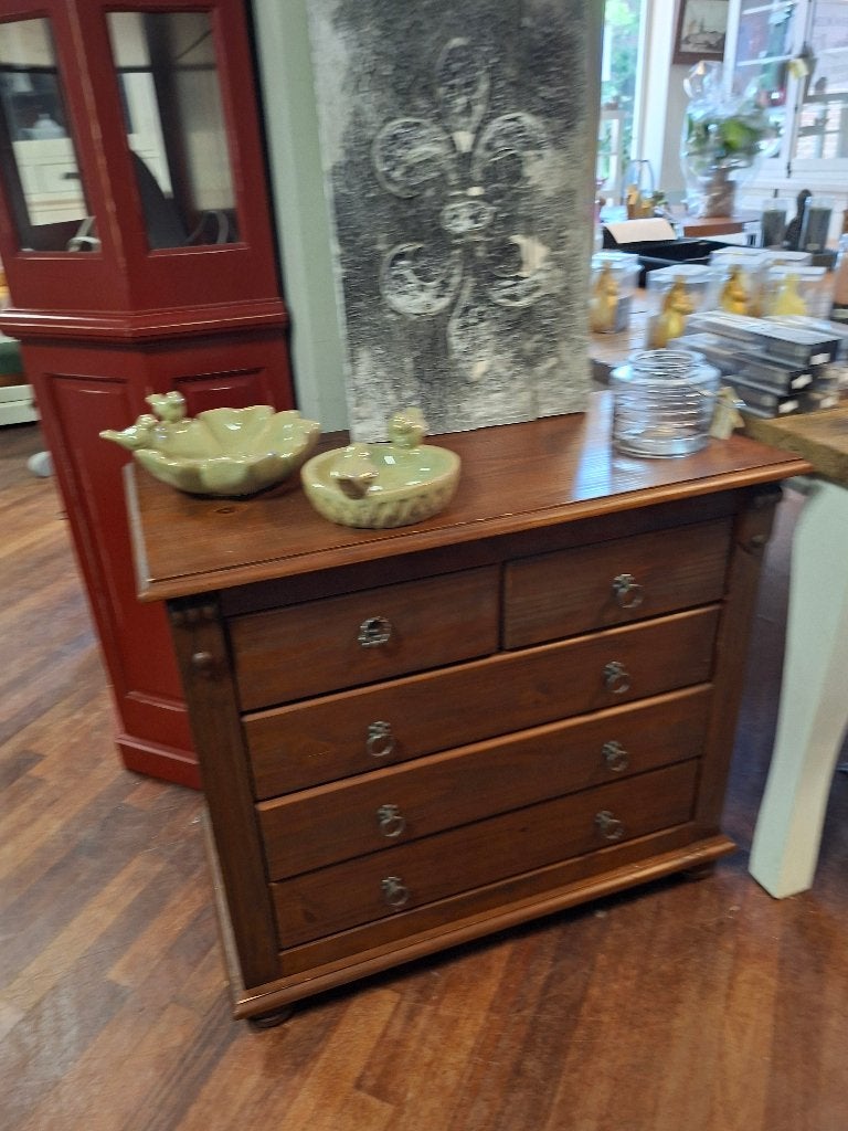 Mooie houten ladekast 5 lades, Ophalen, Gebruikt, 5 laden of meer, 50 tot 100 cm