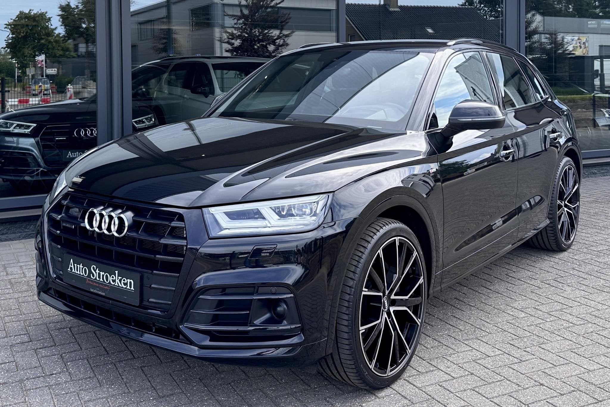 Audi Q5 55 TFSIe 367pk RS Leder Luchtvering B&O Sfeer HuD, Auto's, Audi, Automaat, Gebruikt, 4 cilinders, Bedrijf