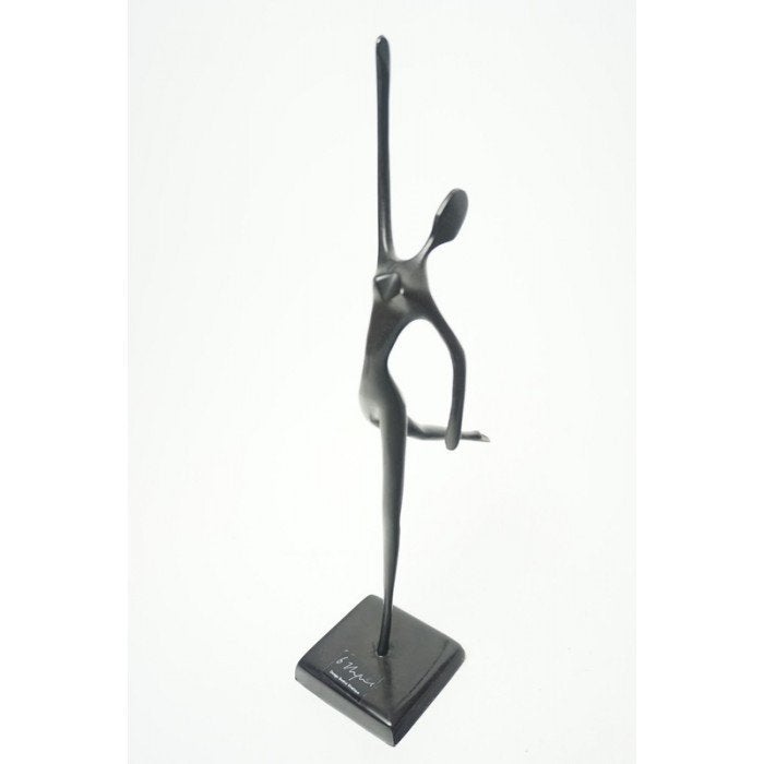 # Bronzen beeld door Bodrul Khalique uit de serie "Ballerina, Ophalen of Verzenden, Gebruikt, Mens