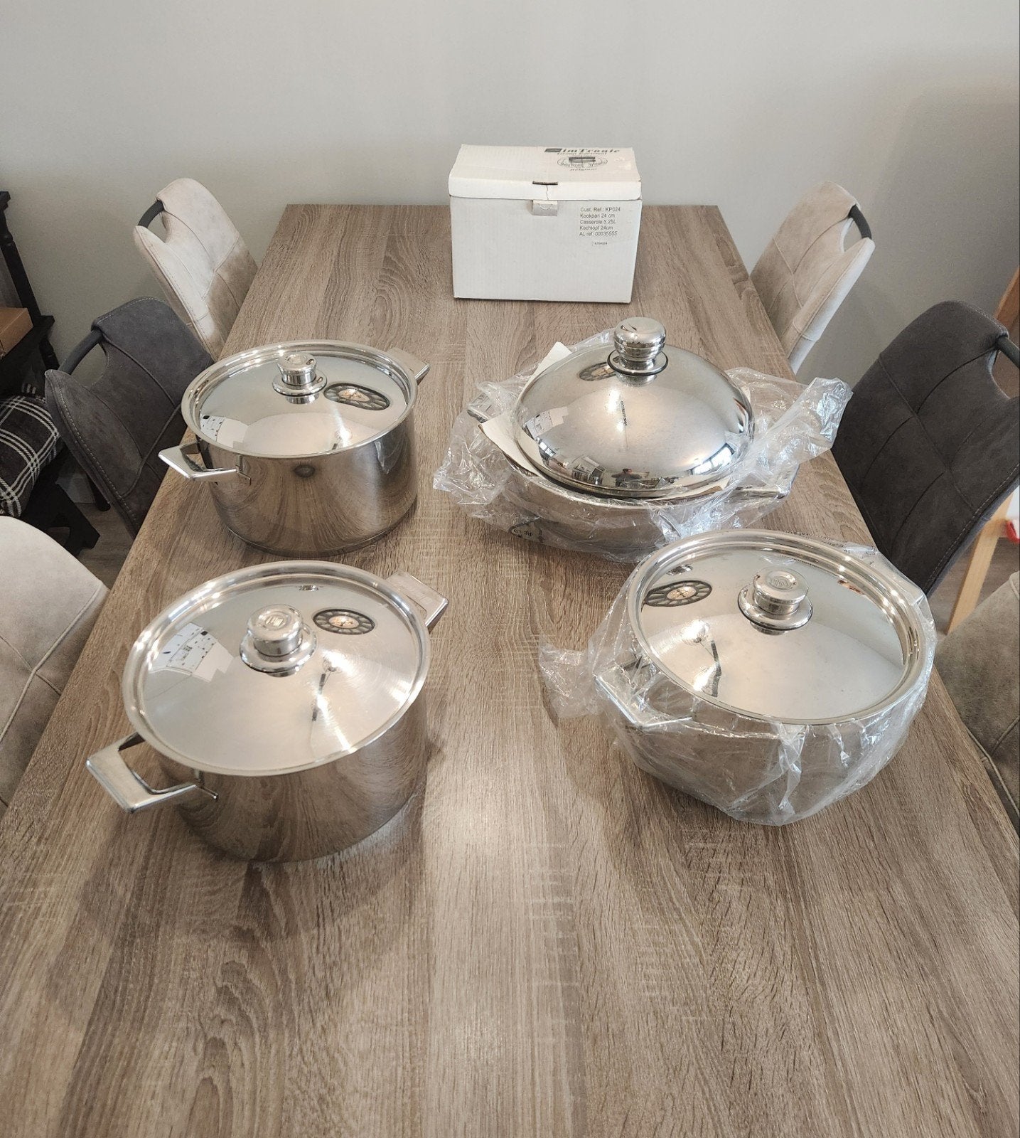 simtronic pannen vanaf €250 per stuk, Ophalen, Met deksel, Nieuw, Pannenset