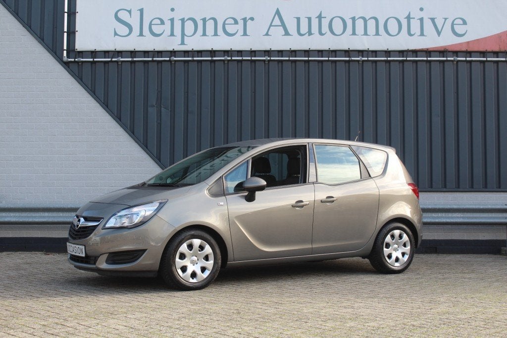 Opel MERIVA 1.4  Essentia-100PK - 1ste eigenaar- dealer onde, Auto's, 101 pk, Gebruikt, 1398 cc, Bruin