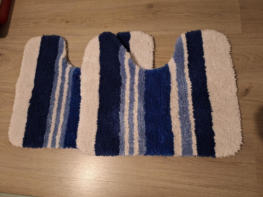 2 Sealskin toiletmatten, antislip, 100% polyester, Ophalen of Verzenden, Gebruikt