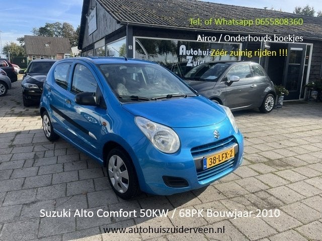 SUZUKI Alto 1.0 Comfort Airco Garage Onderhouden, Stof, Gebruikt, ABS, Blauw