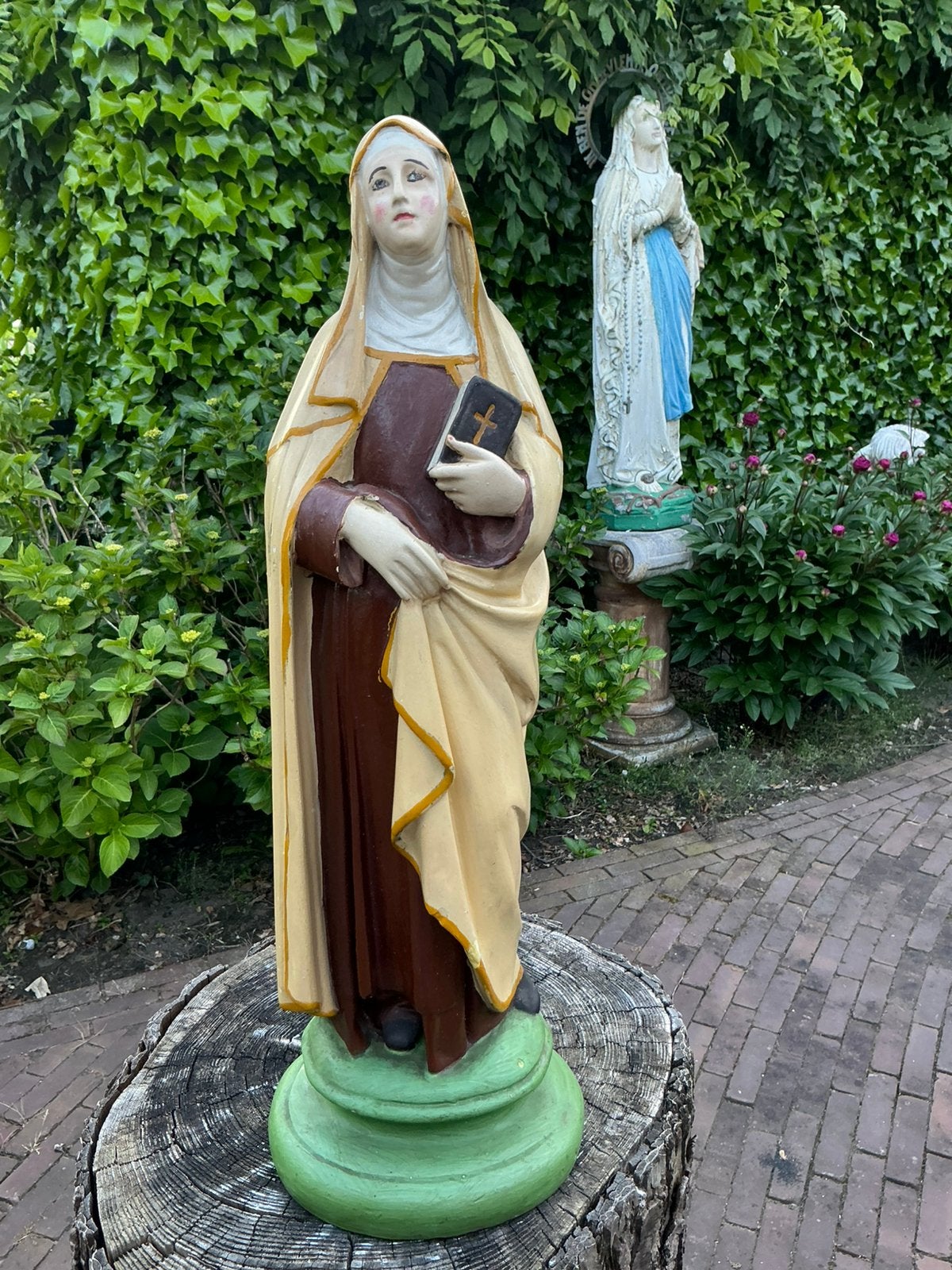 Zeldzaam Belgisch Heiligenbeeld ❤️ Marie D ‘Oignies, Antiek en Kunst, Ophalen of Verzenden