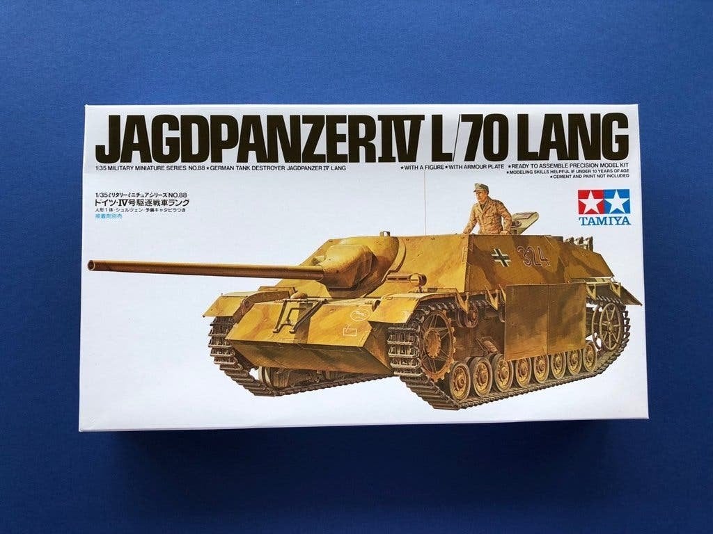 Tamiya	35088	German Jagdpanzer IV Lang 	1/35, Hobby en Vrije tijd, Modelbouw | Auto's en Voertuigen, Tank, Verzenden, 1:32 tot 1:50