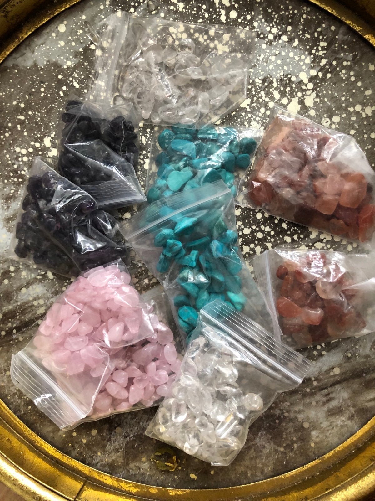 Diverse steentjes, perfect voor decoratie, Ophalen of Verzenden, Gebruikt, Kraal