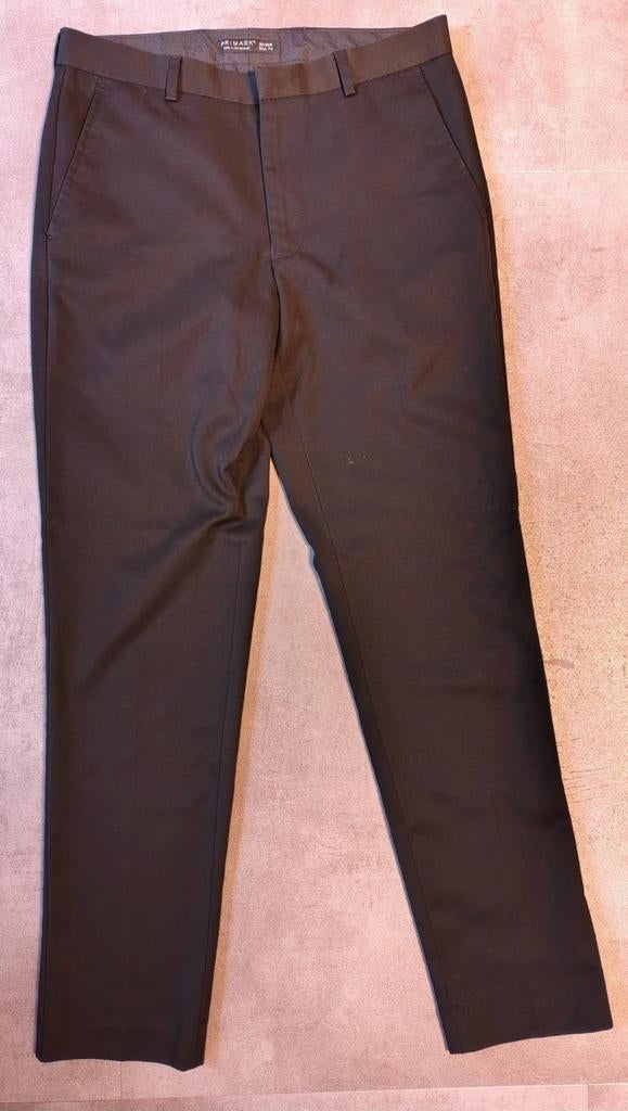 Primark Slim Fit Pantalon Zwart Maat 30/32R, Zwart, Ophalen of Verzenden, Gedragen, Maat 46 (S) of kleiner
